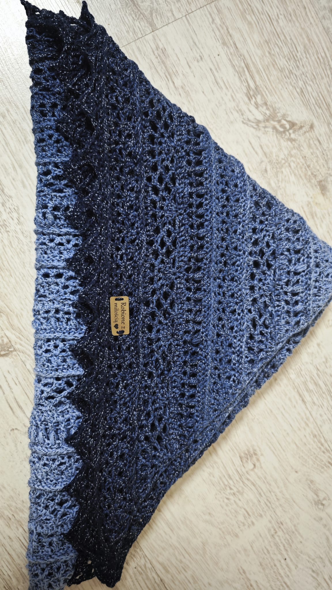 Chusta na prezent handmade