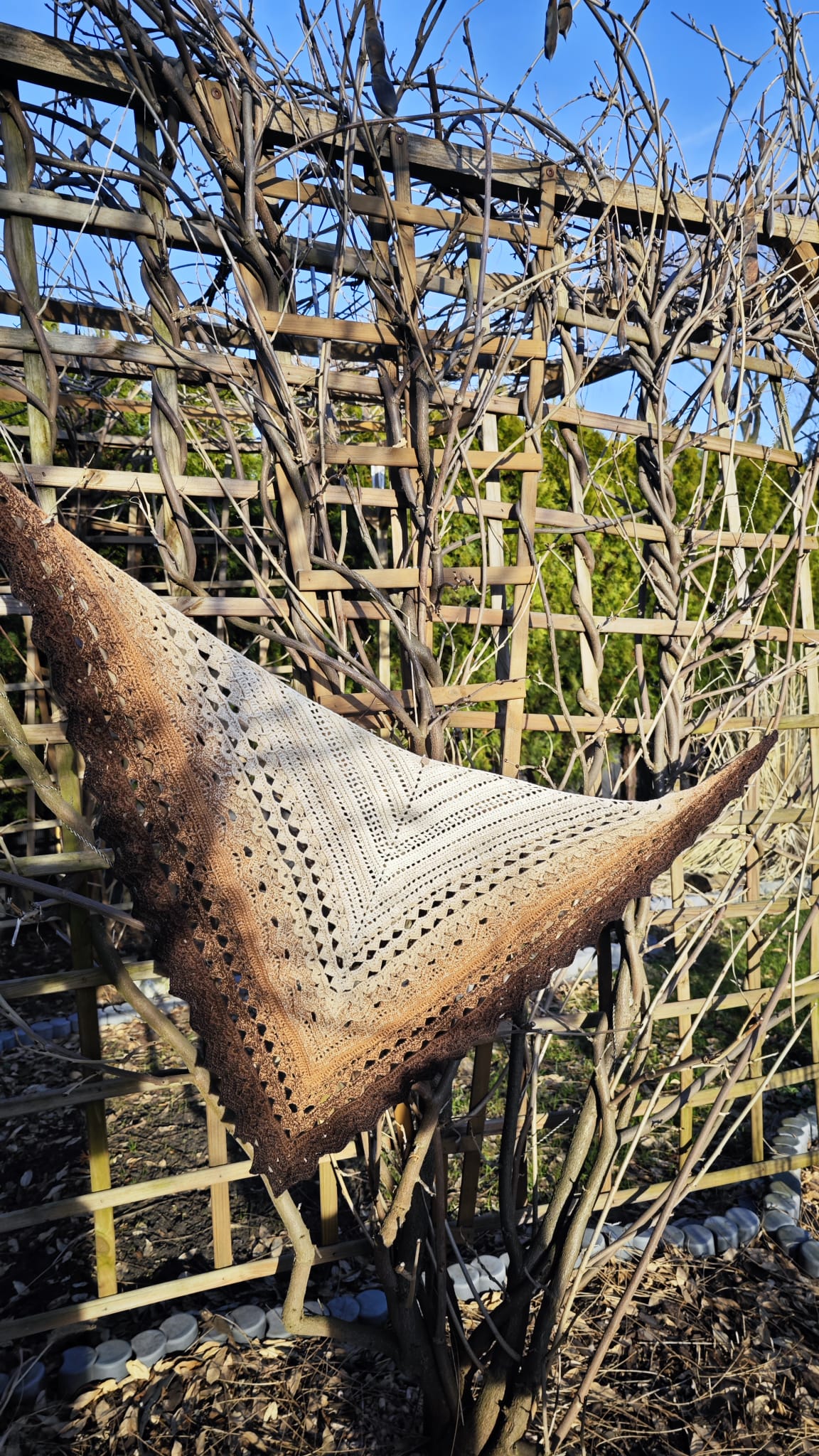 Szydełkowa chusta handmade